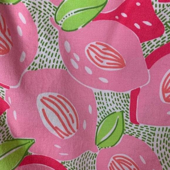 Vintage Lilly Pulitzer Pink Skort Fruit Print 2 - Picture 2 of 7